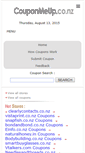 Mobile Screenshot of couponmeup.co.nz
