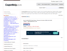 Tablet Screenshot of couponmeup.co.nz